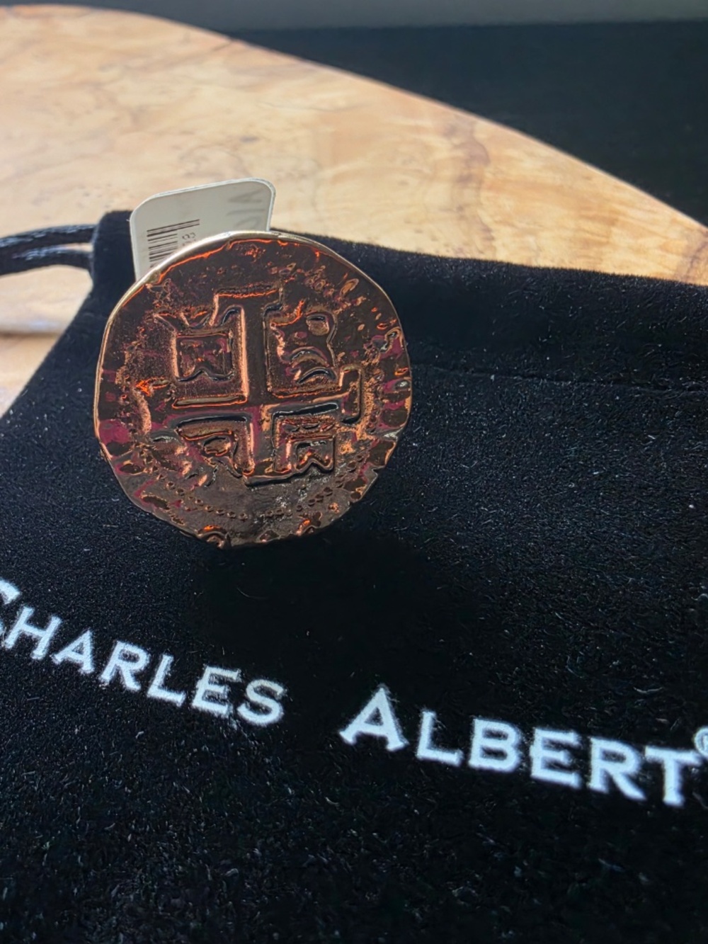 New Alchemia Replica Treasure Coin Adjustable Ring